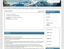 Tablet Screenshot of climatetaskforce.org